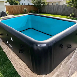 <span class=keywords><strong>Piscine</strong></span> <span class=keywords><strong>gonflable</strong></span> rectangulaire ultra-résistante de qualité industrielle, avec technologie Drop Stitch, pour une utilisation extérieure durable - Product Image 1