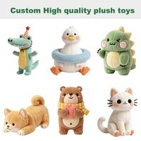 Porte-clés en forme d'animal, nouveau design, adorable jouet en peluche personnalisé en forme d'animal