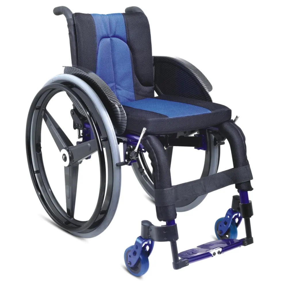 High quality ultralight folding sport and active wheelchair manual convenient and comfortable
