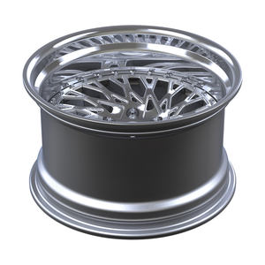 定制设计2件式深碟锻造车轮18-26英寸镀铬铝合金轮辋，适用于吉普新状态 - Product Image 2