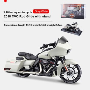 <span class=keywords><strong>Maisto</strong></span> <span class=keywords><strong>1</strong></span>:<span class=keywords><strong>18</strong></span> Harley-Davidson 2018 CVO Breakout Legacy Big-Spring, Modelo de Motocicleta de Plástico Fundido a Presión - Product Image 3