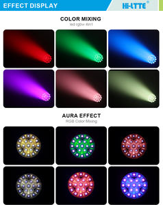 ProLights Smart Zoom Wash Lighting, Cabeza Móvil de Iluminación para Escenario, 19x40w RGBW, Efecto Ojo de Abeja - Product Image 2