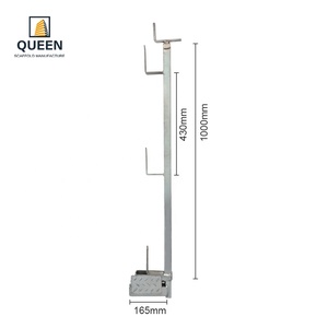 Barrière de sécurité temporaire LINYI QUEEN en acier galvanisé réglable avec <span class=keywords><strong>pince</strong></span> de préhension de <span class=keywords><strong>dalle</strong></span> et protection anti-chute pour clôture périmétrique - Product Image 3