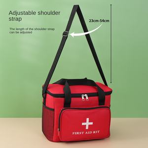 Tas Bahu Medis Luar Ruangan <span class=keywords><strong>Kit</strong></span> Pertolongan Pertama Kain Oxford Ringan Berkemah Mendaki Pencegahan Bencana Darurat - Product Image 3