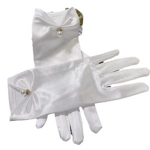 Fonte di vendita diretta della fabbrica europea e americana sposa di raso guanti da sposa guanti da donna di fascia alta - Product Image 5