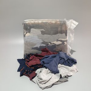 Stracci di Cotone in Balle da 10KG e 25KG, Ritagli di Tessuto di Cotone Riutilizzabili, Stracci <span class=keywords><strong>per</strong></span> Pulizia Magliette, Stracci di Cotone <span class=keywords><strong>per</strong></span> l'Industria del Maine - Product Image 1