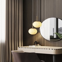 Luminaire suspendu personnalisé cluster globe plafond créatif boule à bulles lustres en marbre albâtre pour salle à manger salon