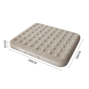 Colchón Inflable Individual para Camping con Bomba Integrada - Aterciopelado, Fácil de Inflar, Cama Inflable Portátil Impermeable - Product Image 2