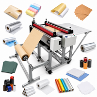 Machine de découpe de papier en rouleau grand format A2 A3 A4, pour feuilles PVC, film étirable, feuilles à bulles, et découpeuse d'étiquettes