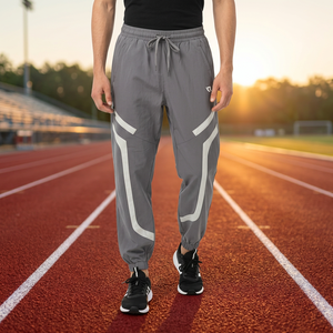 Highest Demand Lightweight Casual Men's Joggers Track Pants Solid Color Elastic Waist Breathable Quick Dry <b>Trousers</b> for Daily - Product Image 5
