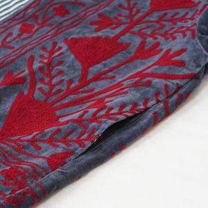 Luxury <b>Women</b> <b>Velvet</b> Suzani <b>Jacket</b> Traditional Hand Embroidery Bohemian Ethnic Floral Vintage Designer Coat Custom OEM ODM - Product Image 6