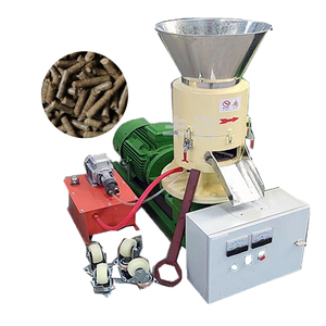 Troquel de anillo con toda la línea de configuración, aserrín peletizador de biomasa a la venta, Máquina Eléctrica de pellets de madera - Product Image 1