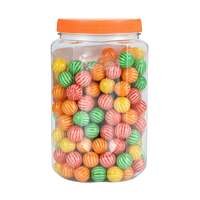 En vrac Rond En Forme De Pastèque Bubble Gum Fruit Aromatisé Chewing Gum Boîte Bouteille Sac Emballage Café Fruité Lait Chocolat Saveurs