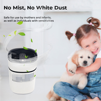 Humidificateur à évaporation de table, meilleur petit humidificateur à brume fraîche, diffuseurs pour chambre à coucher