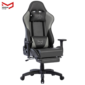 VANBOW <span class=keywords><strong>Chaise</strong></span> pivotante ergonomique <span class=keywords><strong>pour</strong></span> grands et grands adultes <span class=keywords><strong>Chaise</strong></span> de jeu avec repose-pieds <span class=keywords><strong>Chaise</strong></span> d'ordinateur confortable - Product Image 1
