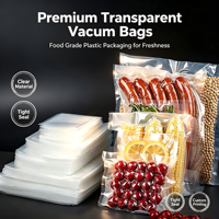 Sacs sous vide personnalisés OEM, imprimés, thermoscellables, transparents, pour la transformation et l'emballage des aliments