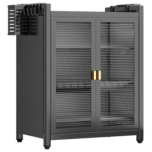 Armario <span class=keywords><strong>de</strong></span> <span class=keywords><strong>Cocina</strong></span> <span class=keywords><strong>de</strong></span> Gran Capacidad a Precio <span class=keywords><strong>de</strong></span> Mayoreo, Estante <span class=keywords><strong>de</strong></span> Almacenamiento <span class=keywords><strong>de</strong></span> Platos y Tazones <span class=keywords><strong>de</strong></span> Varias Capas, Armario Antipolvo <span class=keywords><strong>con</strong></span> <span class=keywords><strong>Puertas</strong></span> - Product Image 1