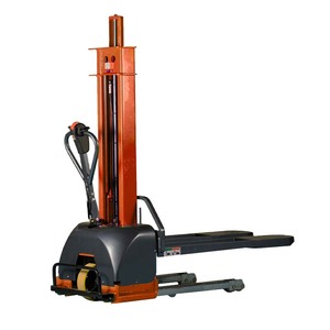 一人操作ミニ電動スタッカー 1トン リチウムバッテリー 1600mmリフト 簡単操作 コンパクト設計 - Product Image 5