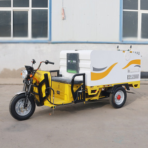 Camión de Limpieza Eléctrico de Alta Presión, Vehículo Pequeño con Aspersor de Agua para Mantenimiento de Carreteras y Limpieza Urbana - Product Image 2