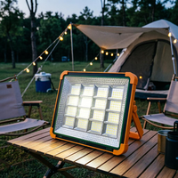 Lámpara LED Solar Profesional de Emergencia, 10000mAh, 5 Modos, Regulable, Portátil, para Camping y Trabajo, Plástico, Venta al Por Mayor B2B, Suministro de Fábrica