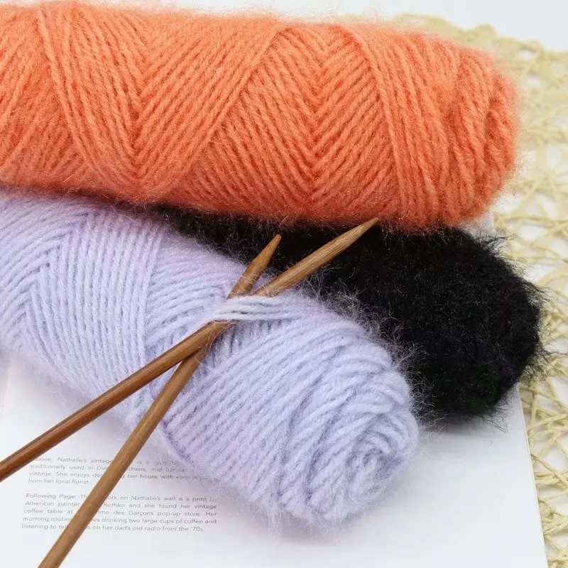 recycled blended yarn antistatic fancy woollen dying sock velvet yarn diy for crochet thailand