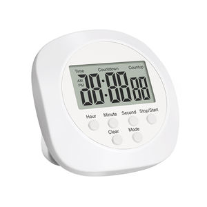 Digital <strong>Countdown</strong> LCD Display <strong>Alarm</strong> <strong>Clock</strong> <strong>With</strong> Magnetic Feature Plastic Cooking Visual <strong>Timer</strong> for Study Work Teaching Flip Cube - Product Image 2