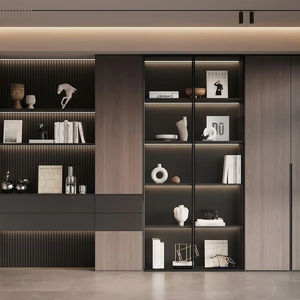 Libreria modulare personalizzabile moderna del tubo rotondo per l'home Office <span class=keywords><strong>Italy</strong></span> Design salotto mobili - Product Image 2