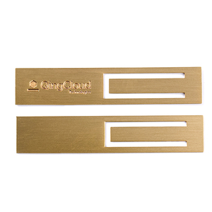 Marcapáginas de Metal con Logotipo Personalizado, Clip de Latón con Letras, Corte Láser, para Regalo de Aniversario Empresarial - Product Image 5