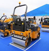Compacteur hydraulique complet XMR303, largeur de tambour 1200 mm, haute fréquence de vibration pour la rénovation des chaussées des parkings