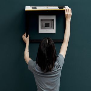 <b>Wall</b> <b>Clock</b> Rectangular Battery Powered Quartz <b>Silent</b> Living Room Decorative Cover Box 2026 New High End - Product Image 1