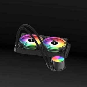 Enfriador de Agua para CPU AIO de 240 mm Directo de Fábrica, Cabezal de Bomba con Espejo ARGB, Ventilador Hidráulico Silencioso, Refrigeración para PC de Escritorio, Suministro al por Mayor, 240 mm ARGB F - Product Image 2