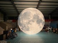 Sphère lunaire gonflable haute performance en PVC pour publicité événementielle