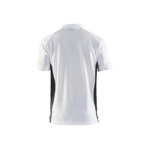 Blaklader-332410501098S เสื้อโปโลสีขาว/ดำเทา-EAN 7330509731499ทำงานเสื้อยืดและเสื้อโปโล - Product Image 2