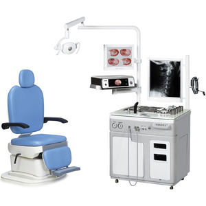 Stazione di Lavoro Otorinolaringoiatrica VS-G50 Configurazione Standard con Sorgente Luminosa LED Integrata, Sedia per Medico e Compressore - Product Image 2