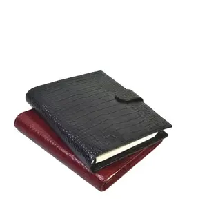 Notebook 6 Ring Binder Sampul Longgar Leaf Bujet Binder Crocodile Kulit Planner Refill Pu Sampul A5 A6 Binder