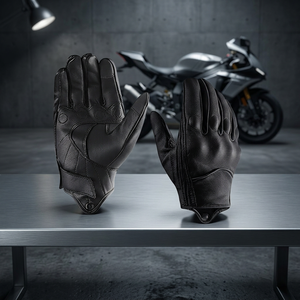Guantes de Motocicleta de Verano, de Cuero, para Motocross, Resistentes al Fuego, Transpirables, de Dedo Completo, Casuales, para Exteriores, Unisex - Product Image 2