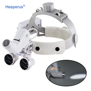 Bandeau médical chirurgical Loupes binoculaires Loupe ENT Phare dentaire Loupes dentaires 2.5x 3.5x