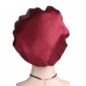 Women's Wide-brimmed Night Sleeping Bathing <b>Hat</b> Unisex Head Wrap Elastic <b>Band</b> Cap Hair Care Bonnet - Product Image 4