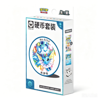 Lot de cartes à collectionner Pokémon version chinoise en gros CSV9.5C – Collection Évoli Cristal – Cartes TCG pour enfants – Idéal comme cadeau