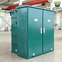 Transformador de 10KV 1000KVA Montado en Plataforma, Subestación Compacta Tipo Caja, Transformador de Distribución de Energía Industrial