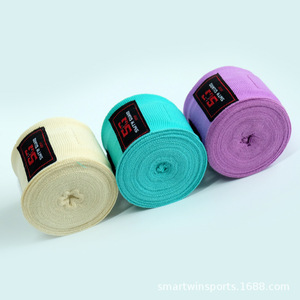 Colori personalizzati in Stock Kickboxing Handwraps Nylon-cotone fasce da polso <span class=keywords><strong>boxe</strong></span> bende per la protezione delle mani - Product Image 5
