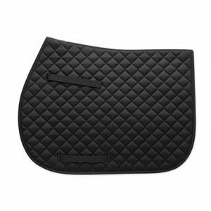 Almohadilla de sillín de caballo inglés Almohadilla de sillín de caballo ecuestre Prime Dressage Almohadillas de sillín de caballo Color negro Algodón - Product Image 1