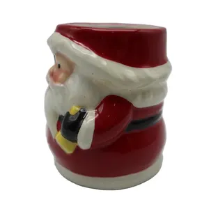 Оптовая продажа, Красная рождественская кружка, кофейные керамические кружки
