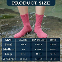 Chaussettes roses 100% imperméables à membrane triple couche respirante pour femmes, idéales pour la randonnée, le trekking, la course à pied, le cyclisme et les activités de plein air.