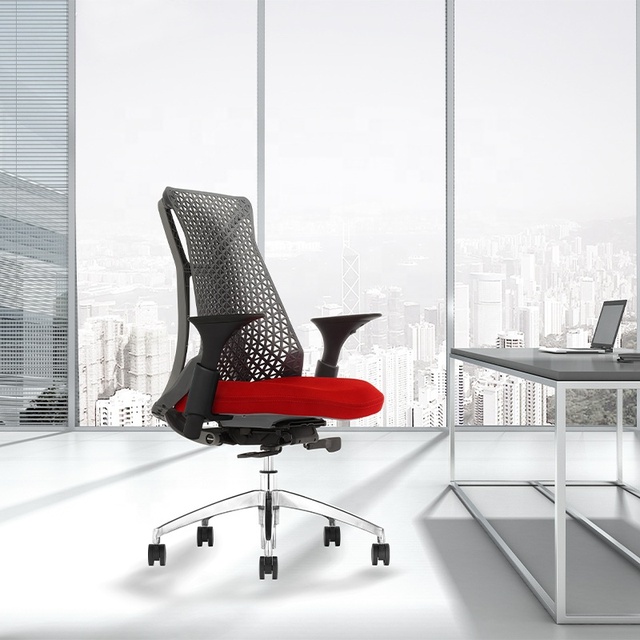 BIFMA Certified High Back Swivel Mesh Chair Adjustable Executive Manager Office Ergonomic Chair with Lumbar Support