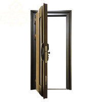 Porte d'entrée en acier inoxydable haute sécurité, ignifugée, pour appartement et hôtel – Nouveaux designs en promotion