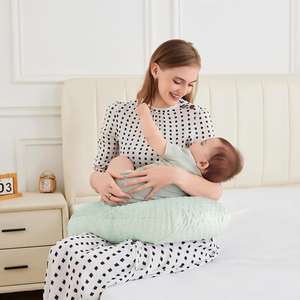 Almohada de Lactancia Ergonómica con Soporte Lumbar que Ayuda a Aliviar el Dolor de Espalda y la Fatiga de Brazos para la Lactancia Materna y con Biberón - Product Image 1