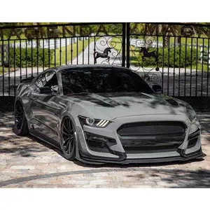 Rakitan Bumper depan, Kit bodi besar Bar depan Gt500 konversi Mustang untuk Ford Mustang 2015-2017