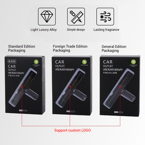 Diffuseur de Parfum pour Voiture Désodorisant Luxe Décoration Auto Climatisation <span class=keywords><strong>Clip</strong></span> de Ventilation en Aluminium - Product Image 4