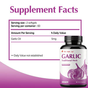 Organik Sarımsak Yağı Softjelleri - Alikin Açısından Zengin, Bağışıklık ve Kalp Sağlığı için Doğal Bitkisel Takviye, GMP Sertifikalı Toplu Tedarik - Product Image 5